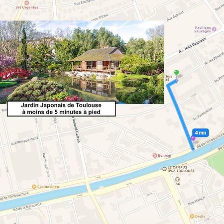 Le Saint Eloi - Studio Avec Parking Toulouse Centre Leilighet Eksteriør bilde